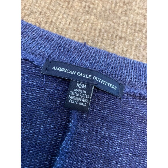 American Eagle Sweater Womens M Cardigan Open Shrug Lightweight Long Sleeve - Picture 7 of 8